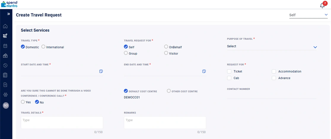 Approval Workflows Interface
