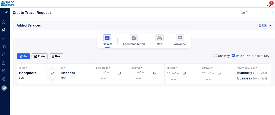 Detailed Reports View