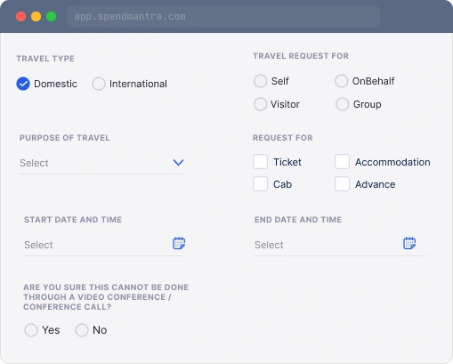 Travel Request Management